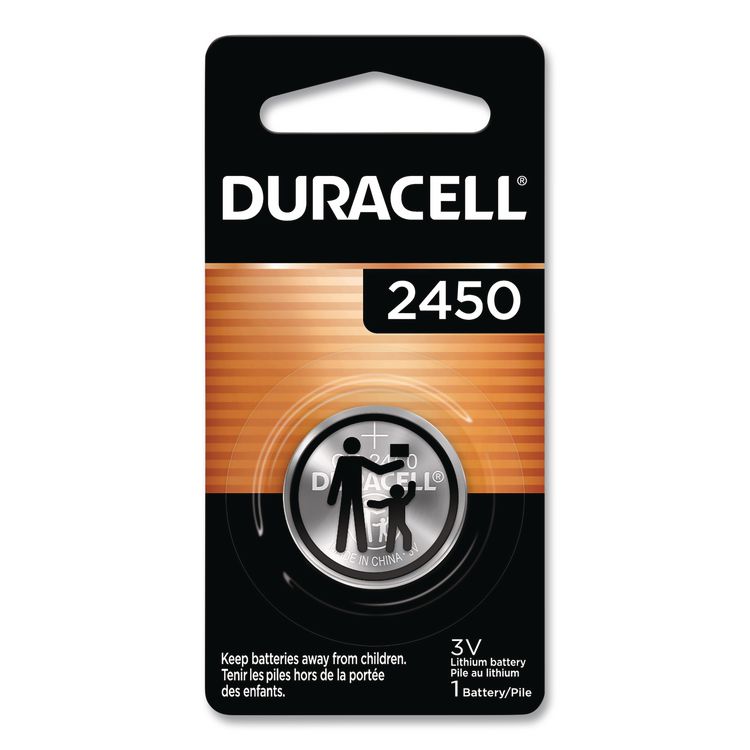 Lithium Coin Batteries, 2450, 36/carton