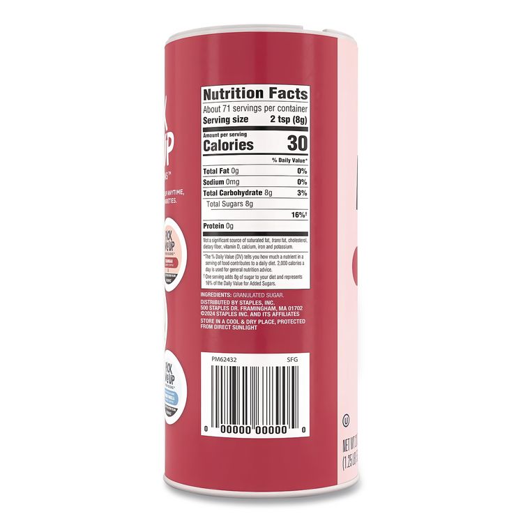 Pure Sugar Cane, 20 Oz Canister