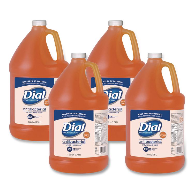Gold Antibacterial Liquid Hand Soap, 1 gal, 4/Carton