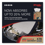 X70 Cloths, POP-UP Box, 9.13 x 16.8, White, 100/Box, 10 Boxes/Carton