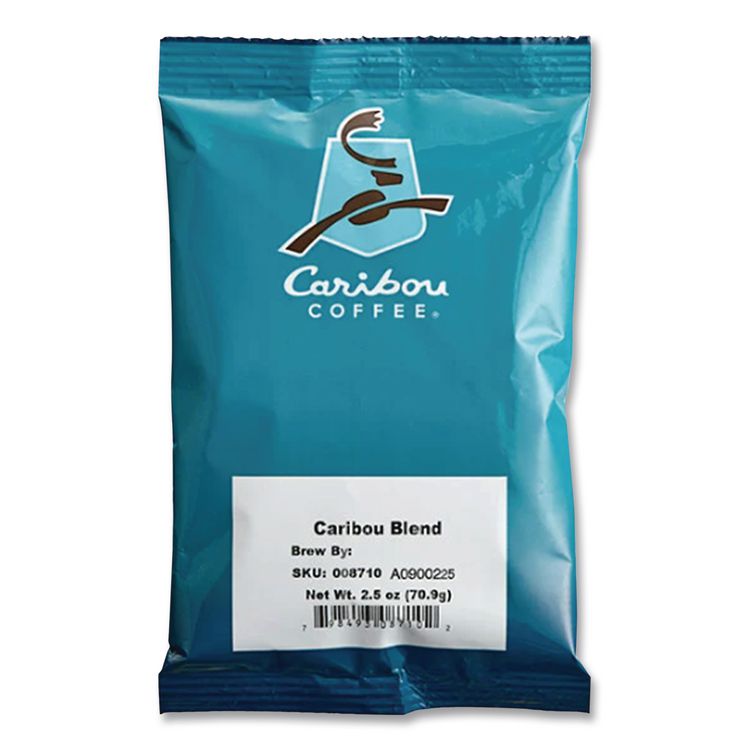 Caribou Blend Ground Coffee, 2.5 Oz, 18/carton