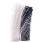 Creative Carryouts Hinged Plastic Hot Deli Boxes, 8.75 X 6.2 X 2.2, Black/clear, 200/carton