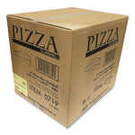 White Pizza Clamshells, 9.25 x 9 x 1.69, White, Paper, 400/Carton