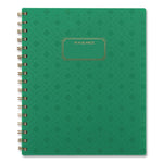 Badge Geo Weekly/Monthly Planner, 8.75 x 7, Green Cover, 13-Month: Jan 2026 to Jan 2027
