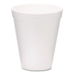 Foam Drink Cups, 12 oz, White, 1,000/Carton