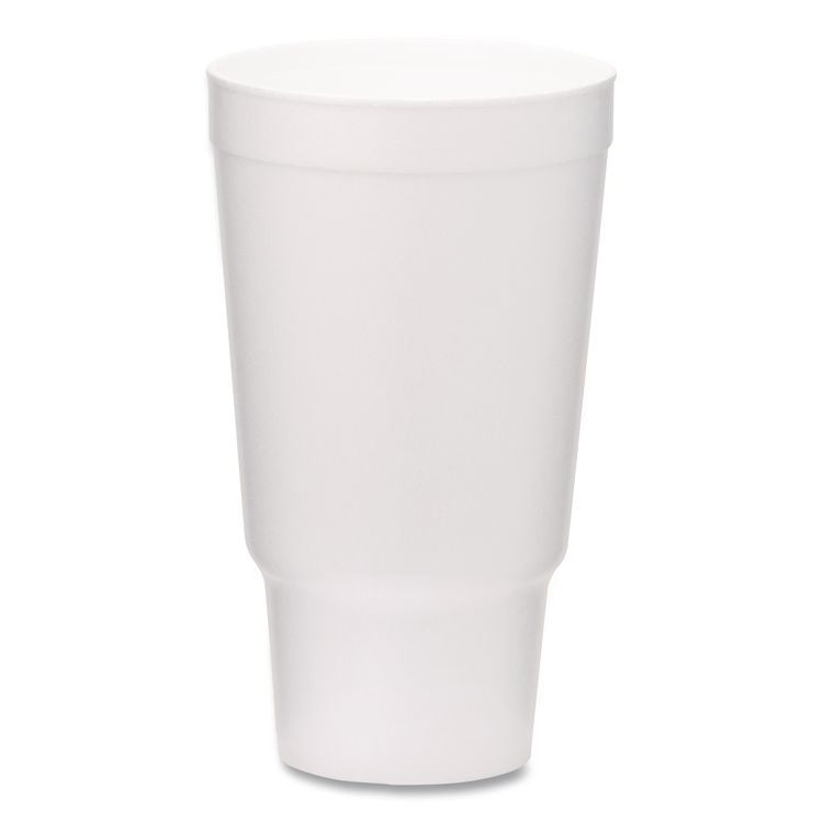 Foam Drink Cups, 32 oz, White, 400/Carton