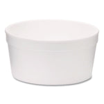 Foam Containers, Tall Style, 8 oz, White, 1,000/Carton