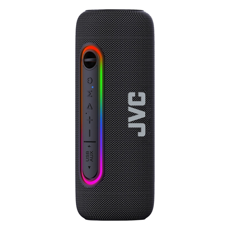 JVC True Wireless Portable Bluetooth Speaker, Water Resistant, Black (SP-PA5BT)