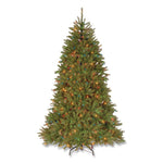 Pre-Lit Dunhill Fir Tree, 59" x 59" x 90", Green Tree, Green Tree Stand
