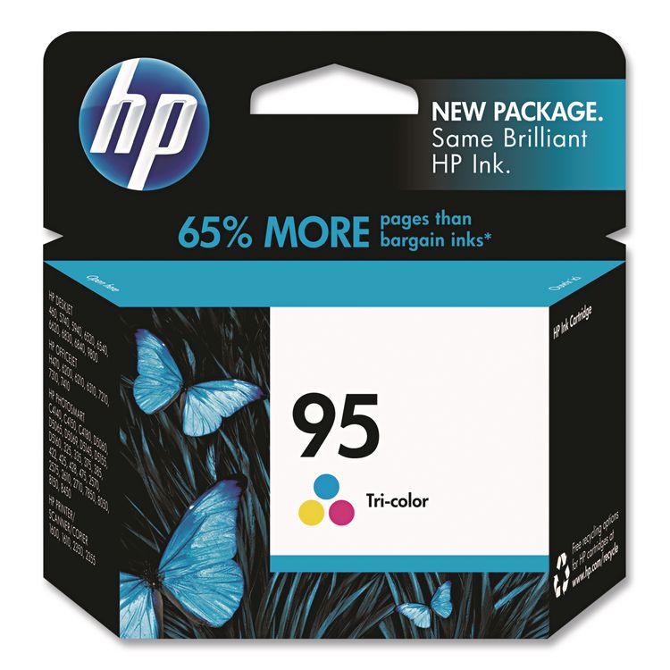 HP 95 (C8766WNCT) Tri-Color Original Ink Cartridge, 24/Carton