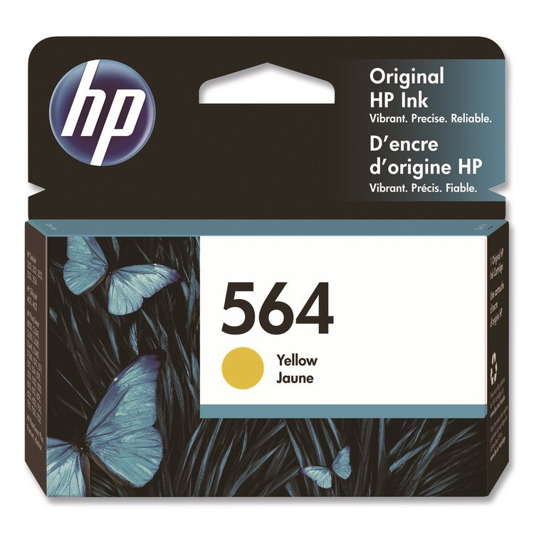 HP 564, (CB320WN) Yellow Original Ink Cartridge, 24/Carton