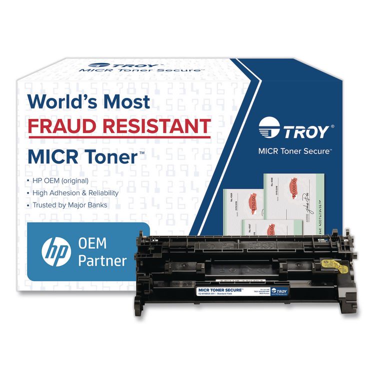 02W1480A001 W1480X, High-Yield MICR Toner, Alternative for HP 02-W1480X-001, Black