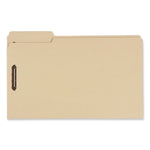 Tob Tab Fastener Folders, 1/3-Cut Tabs: Assorted, 2" Expansion, 2 Fasteners, Legal Size, Manila Exterior, 5/Box