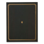 Certificate Holders 9.5 x 12, Black/Gold, 6/Pack