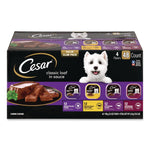 Classic Wet Dog Food Variety, Assorted Flavors, 3.5 oz Tray, 48/Carton