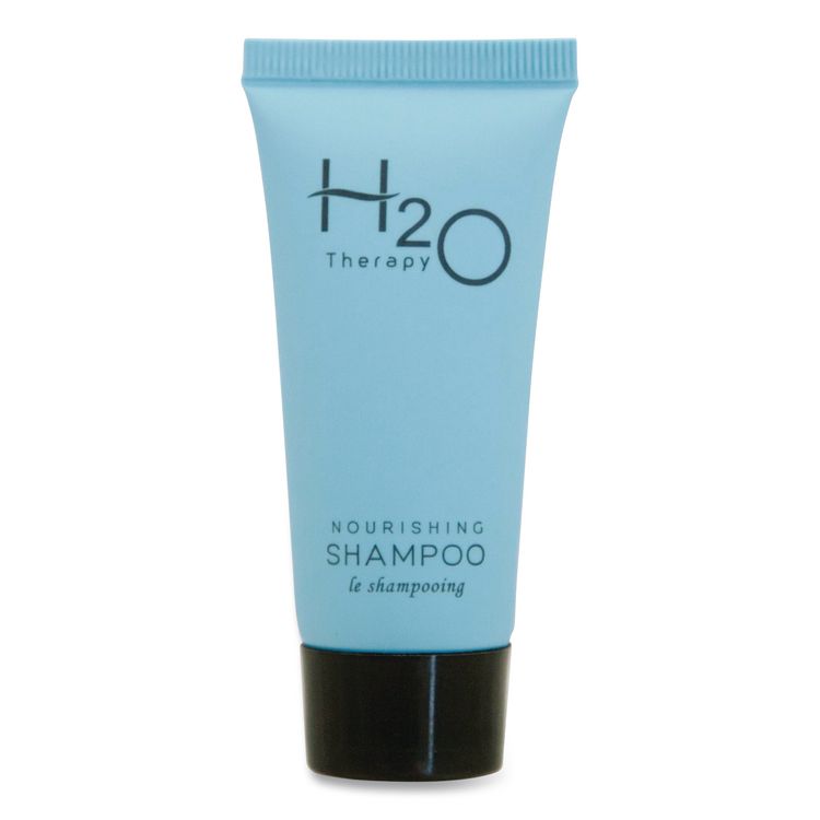 H2O Therapy Shampoo Single Use, White Tea and Lemongrass, 0.85 oz Tube, 300/Carton
