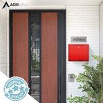 AdirOffice Steel Multipurpose Interoffice Mailbox Drop Box, Large, Red (631-03-RED-PKG)