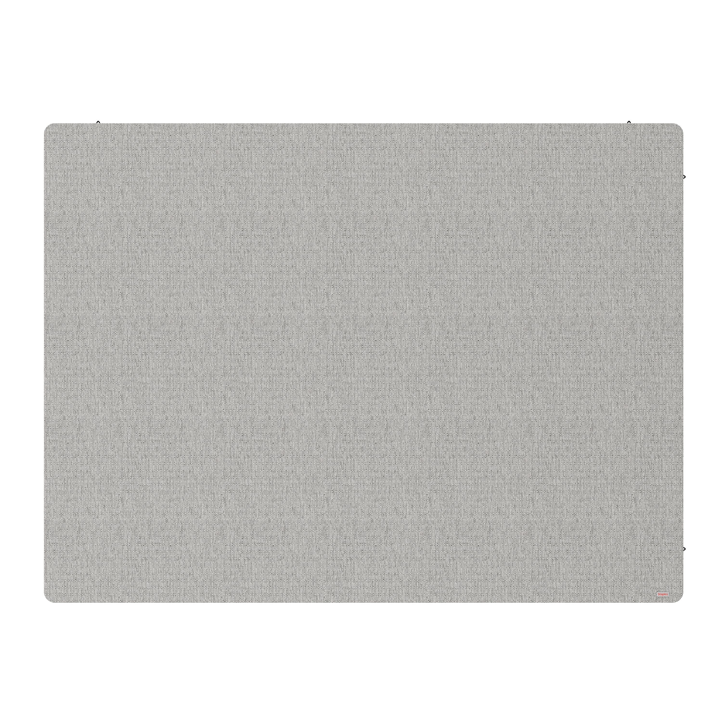 Staples Fabric Bulletin Board, 4' x 3' (ST62832)