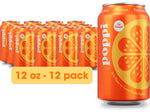 Poppi Prebiotic Orange Soda, 12 fl. oz., 12 Cans/Case (XNA71017)