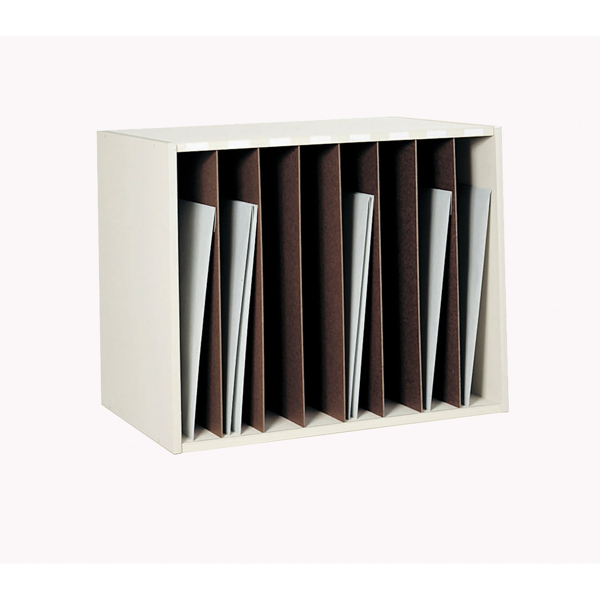 Safco 3030 8-Compartment Project Sorters, 36" x 29", Putty (3030)