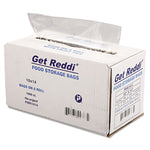 Food Bags, 10" x 14", Clear, 1,000/Carton