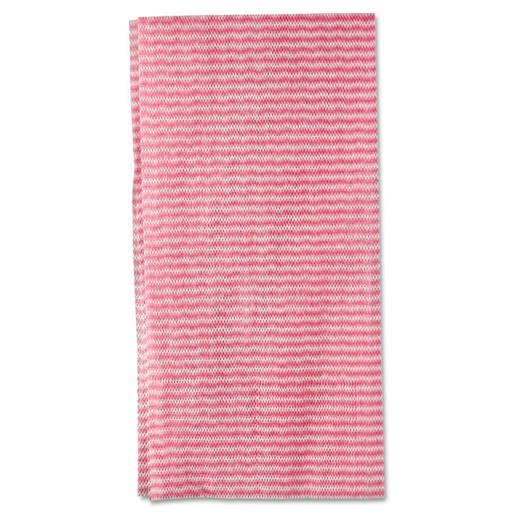 Wet Wipes, Stripe Design 11.5 x 24, White/Pink, 200/Carton