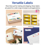Avery TrueBlock Laser Shipping Labels, 8.5" x 11", Matte White, 100 Labels/Box (5165)
