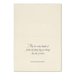 "Golden Sympathy" Card w/ Gold Lined Ivory Taffeta Envelope, 100/BX
