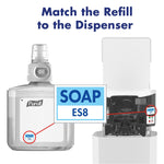 PURELL HEALTHY SOAP ES8 Automatic Wall Mounted Hand Soap Dispenser, White (7730-01)