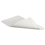 Safti-Grip Latex-Free Vinyl Bath Mat, 16 X 28, White