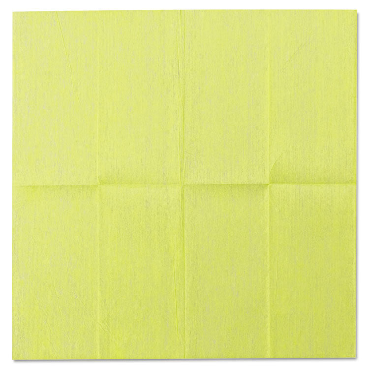 Masslinn Dust Cloths, 1-Ply, 24 x 24, Unscented, Yellow, 30/Bag, 5 Bags/Carton
