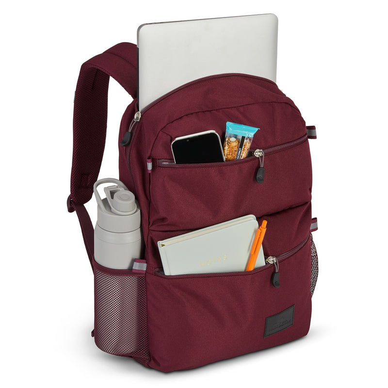 High Sierra Everclass Laptop Backpack, Medium, Maroon (150917-6247)