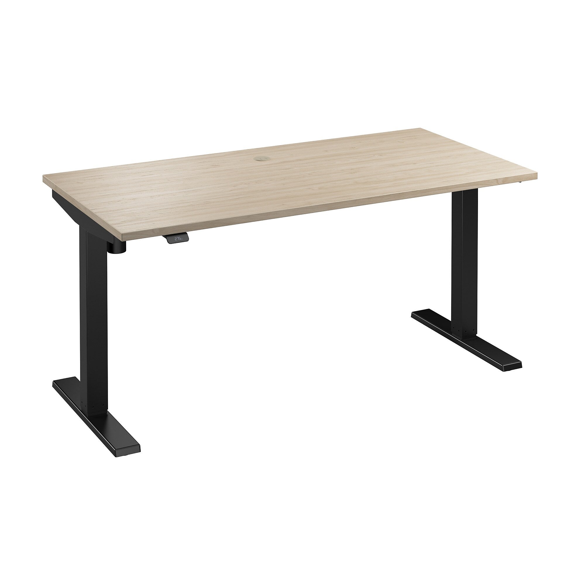Bush Business Furniture Move 40 Series 60"W Electric Adjustable Standing Desk, Natural Elm/Black Powder Coat (M4S6030NEBK)