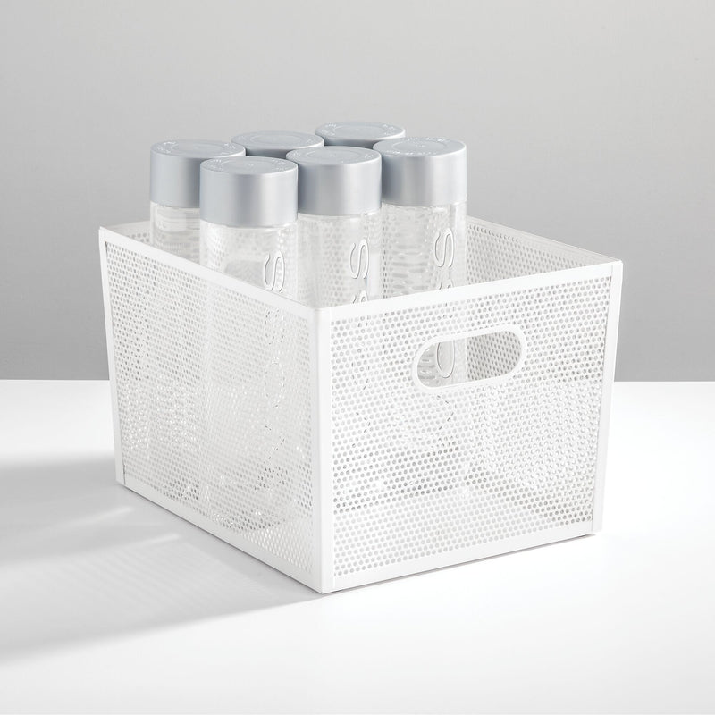 mDesign Steel Organizer, Matte White (25998)