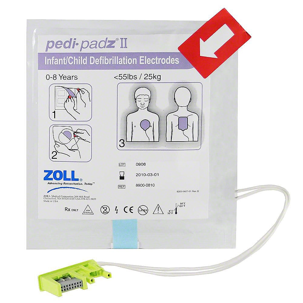 ZOLL Pedi-Padz II Pediatric Replacement Pad (0970-0519)