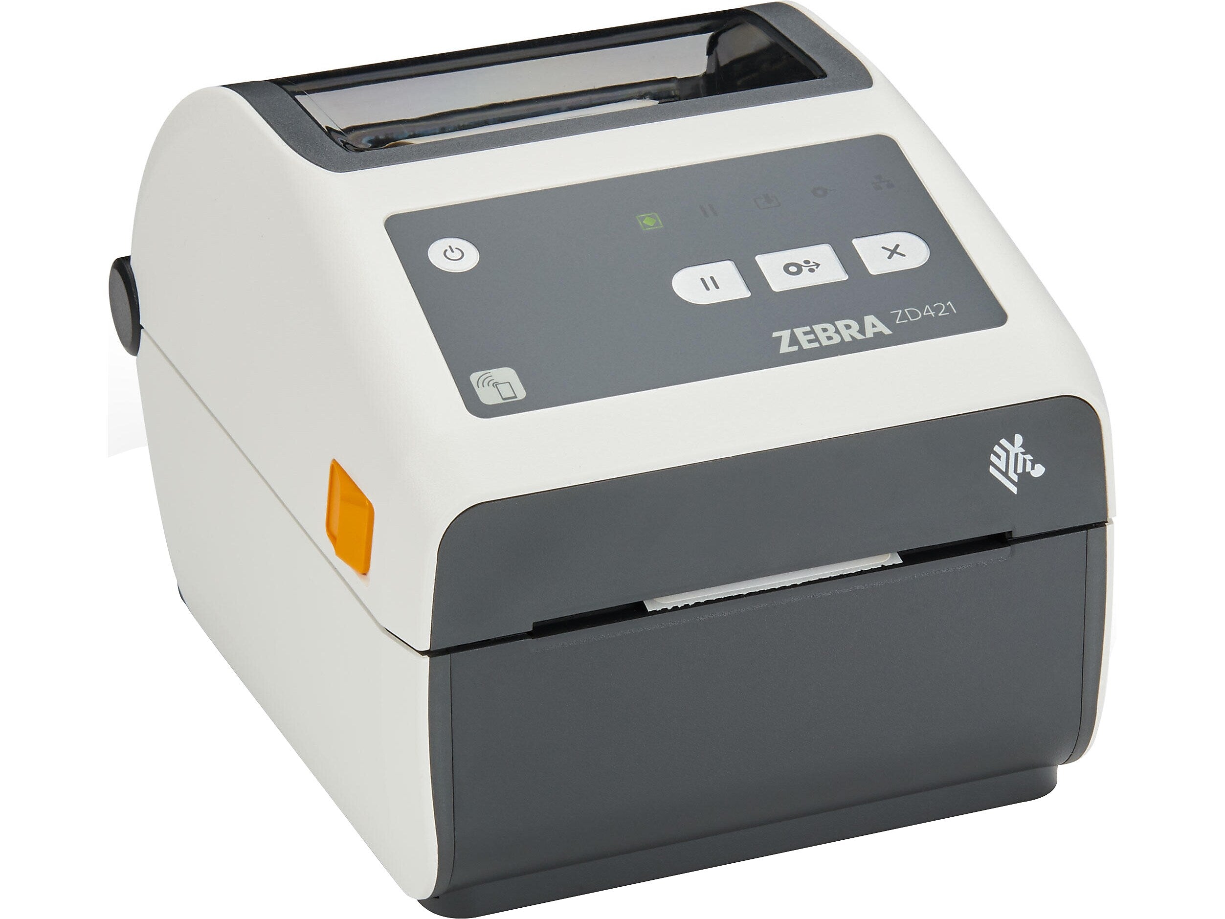 Zebra ZD4AH42-D01E00EZ Direct Thermal POS Barcode Printer, USB/Ethernet/Bluetooth/NFC, White