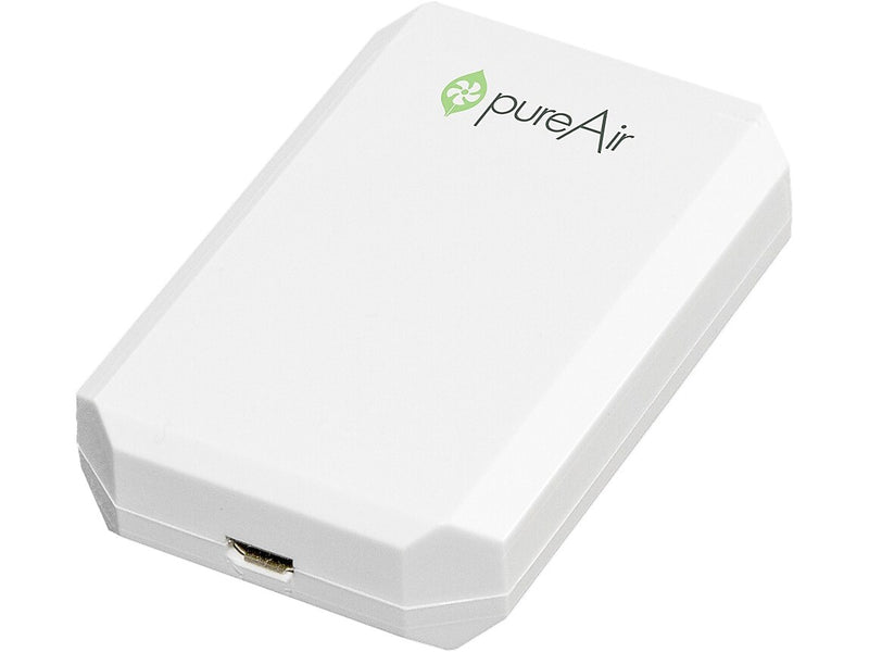 GreenTech Environmental pureAir Solo Ionic Wearable Air Purifier, White (1X4925)