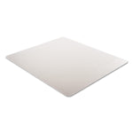 Alera Carpet Chair Mat, 46" x 60'', Low Pile, Clear Vinyl (CM1J442FALEPL)