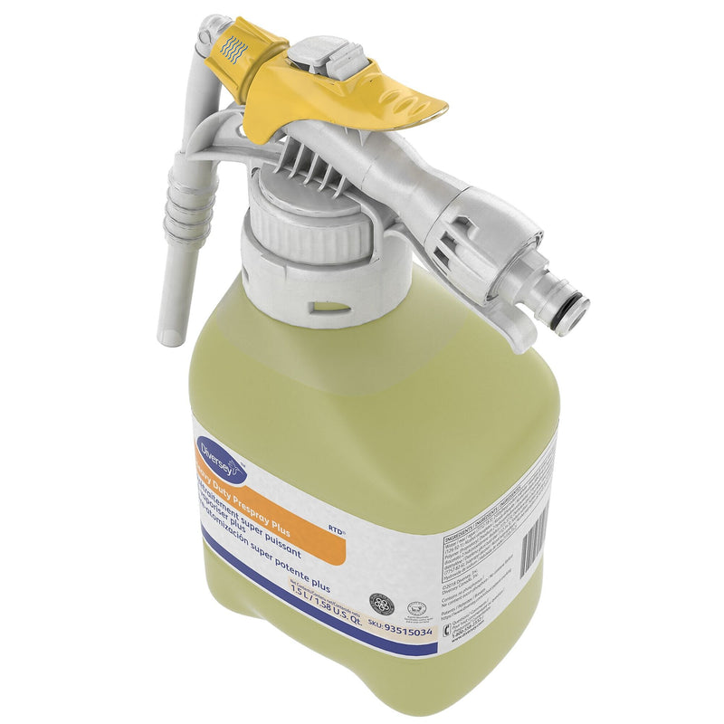Diversey Floor Care Heavy Duty Pre-Spray Plus, RTD, Fruity Fresh Scent, 1.5 Liters, 2/Carton (904972)