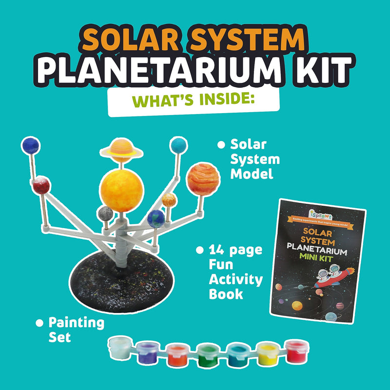 iSprowt Planetarium Solar System Mini Kit, Assorted Colors (SOLARMINI284)