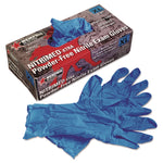 Nitri-Med Disposable Nitrile Gloves, Powder-Free, X-Large, 6 mil Thick, Blue, 100/Box