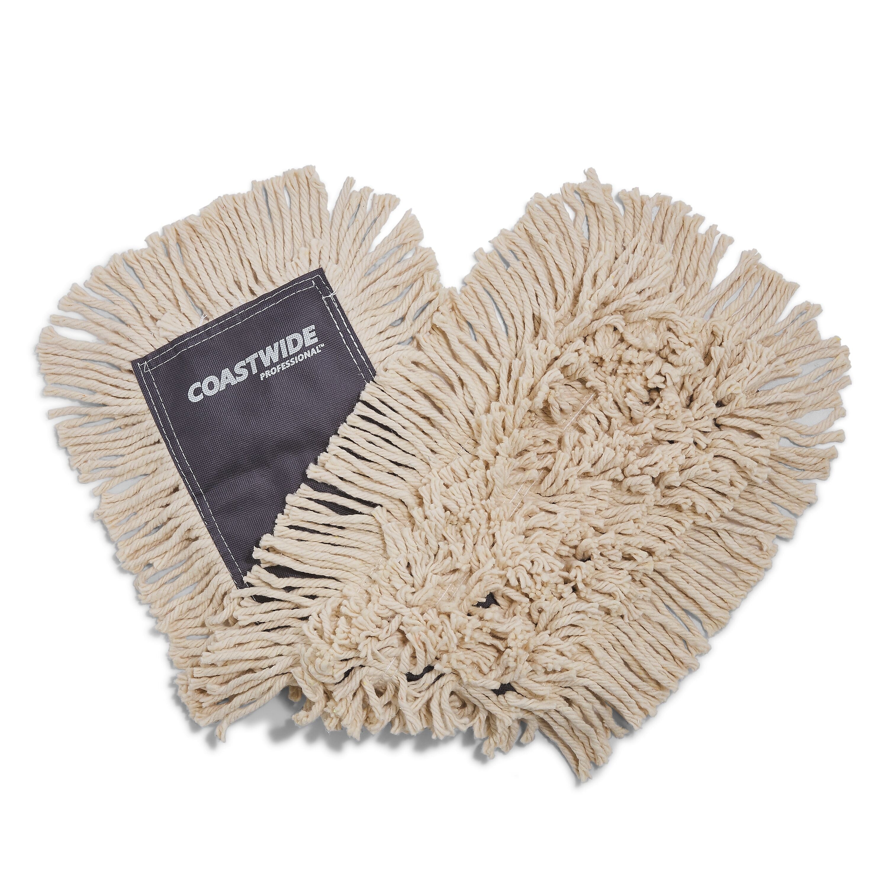 Coastwide Professional™ Economy Cut-End Dust Mop Head, Cotton, 24" x 5", White (CW56757)