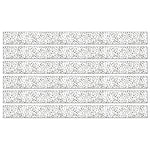 Carson Dellosa Education We Belong Straight Borders Per Bundle, 3"x 3', Black Dots, 6/Bundle (CD-108495-6)
