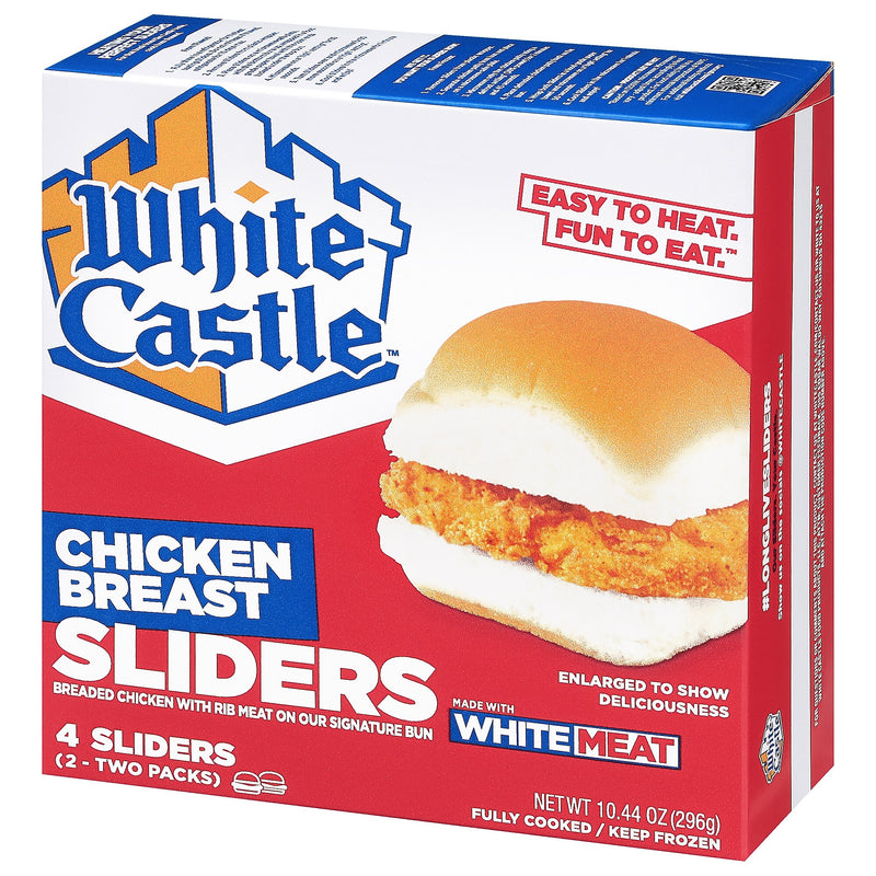 White Castle Individually Wrapped Chicken Slider, 10.44 oz, 24/Pack (220-02478)