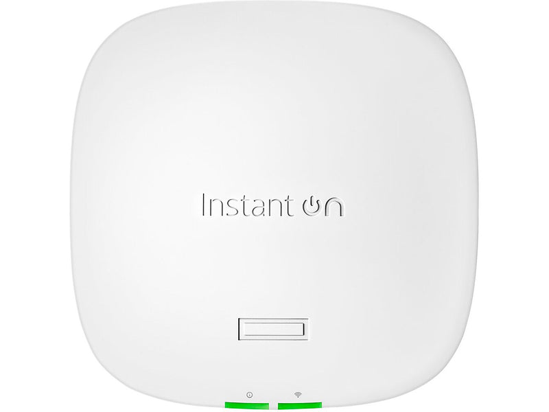 HPE Networking Instant On AP32 (US) AX 3600 Mbps PoE 2 x 2 Wi-Fi 6E Access Point, White (S1T22A)