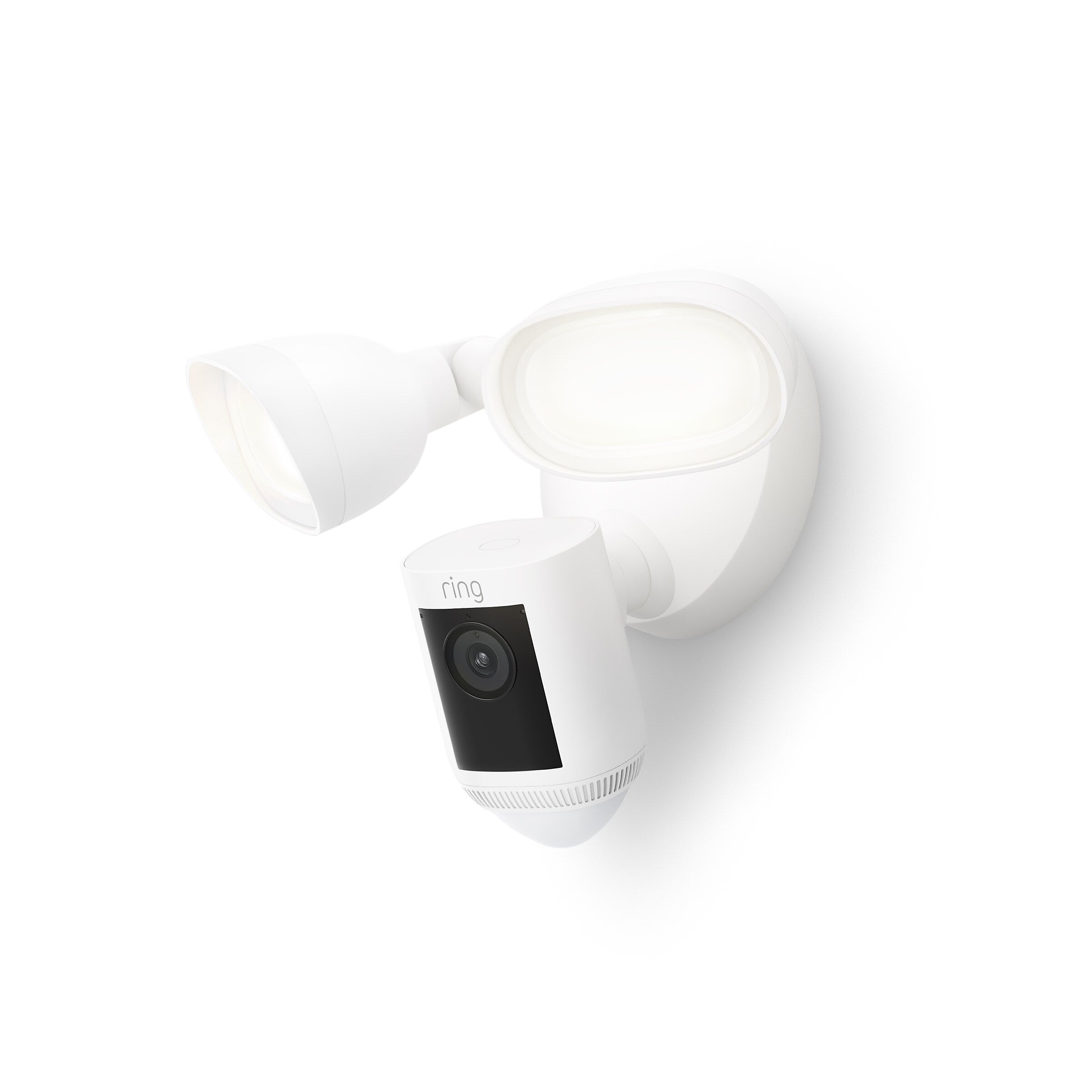 Ring Floodlight Cam Pro Outdoor Wireless Security Camera, White (B0CG6VFFVL)