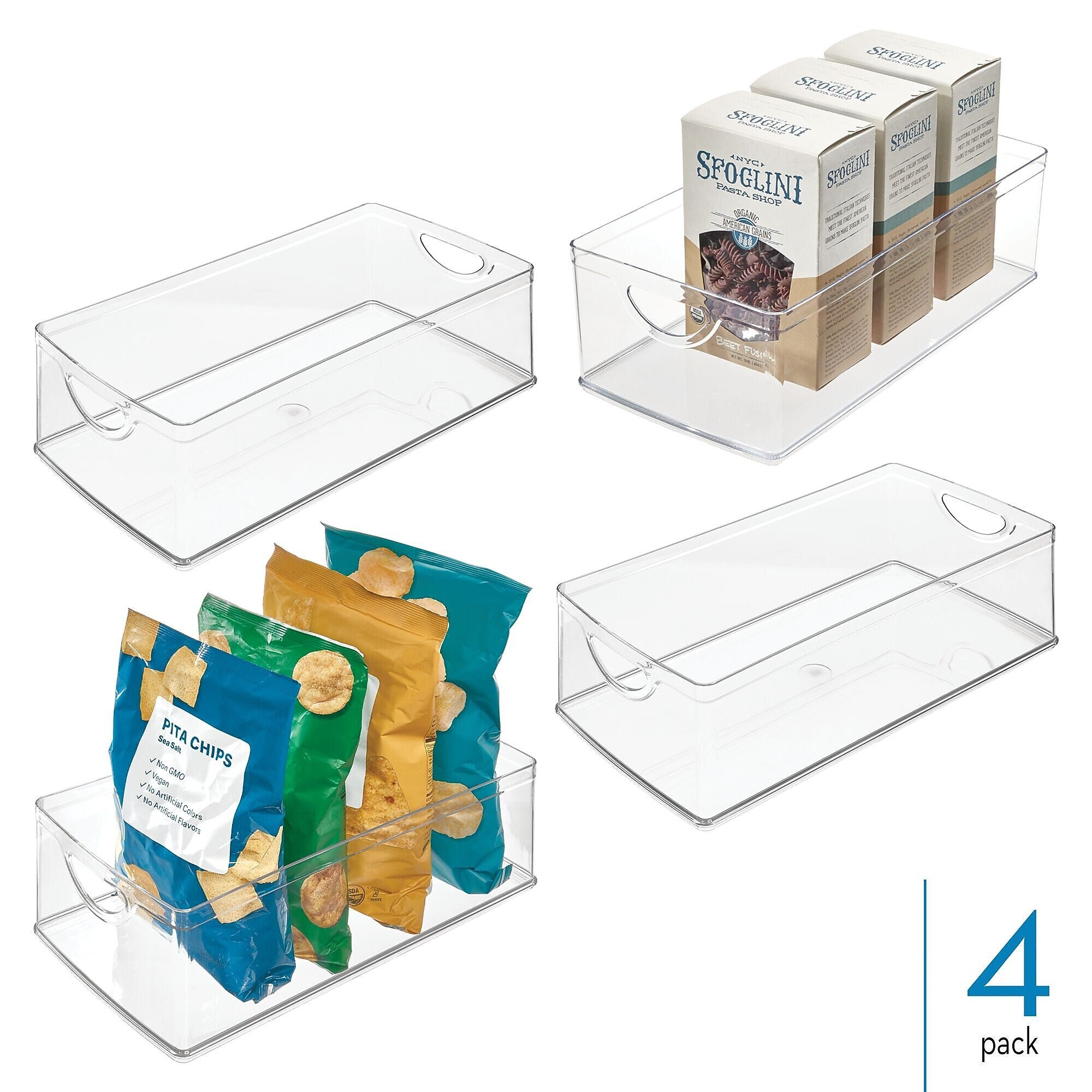 iDESIGN Organizers, Clear, 4/Set (27795M4)