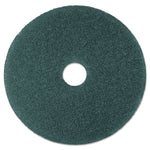 Low-Speed High Productivity Floor Pads 5300, 19" Diameter, Blue, 5/carton