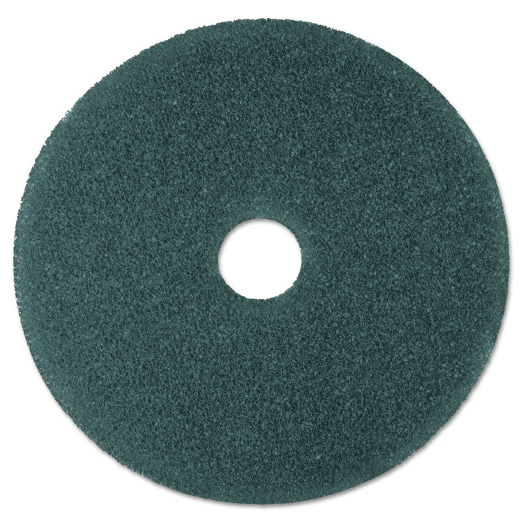 Low-Speed High Productivity Floor Pads 5300, 19" Diameter, Blue, 5/carton