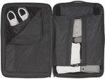 Reebok 21.25" Hardside Carry-On Suitcase, 8-Wheeled Spinner, TSA Checkpoint Friendly, Black (HLG4420RB-BLACK)